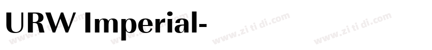 URW Imperial字体转换 URW Imperial字体转换
